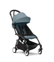 Stokke® YOYO³ Коляска прогулочная Black/Aqua 6+