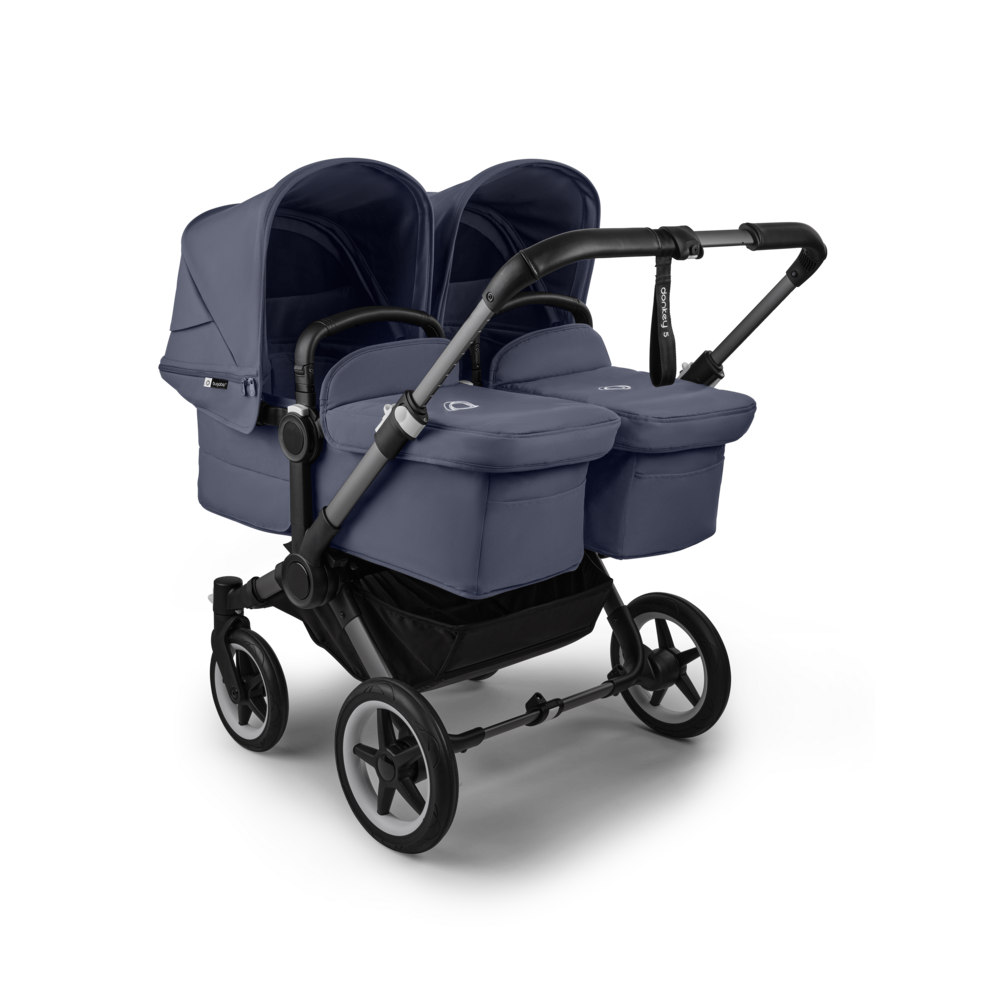 Bugaboo Donkey 5 Mono complete - GRAPHITE/STORMY BLUE-STORMY BLUE