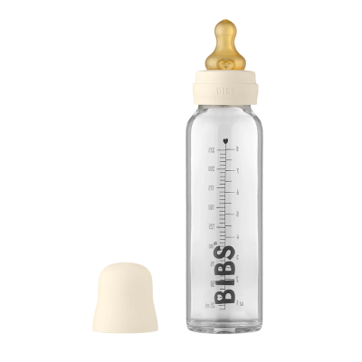 BIBS Бутылочка для кормления в наборе без бампера 225 мл. - Ivory