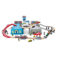 Hape Игровой набор "Железная дорога", Мега Метрополис