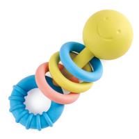Hape Игрушка для малышей прорезыватель/погремушка Улыбка