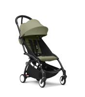 Stokke® YOYO³ Коляска прогулочная Black/Olive 6+