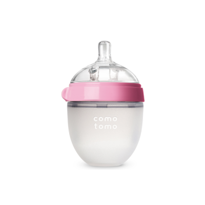 Comotomo Бутылочка для кормления Comotomo Natural Feel Baby Bottle (150 мл.) - Розовый