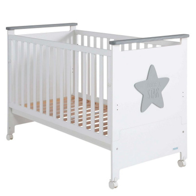 Micuna Кроватка BABY STAR 120*61 - White/Grey