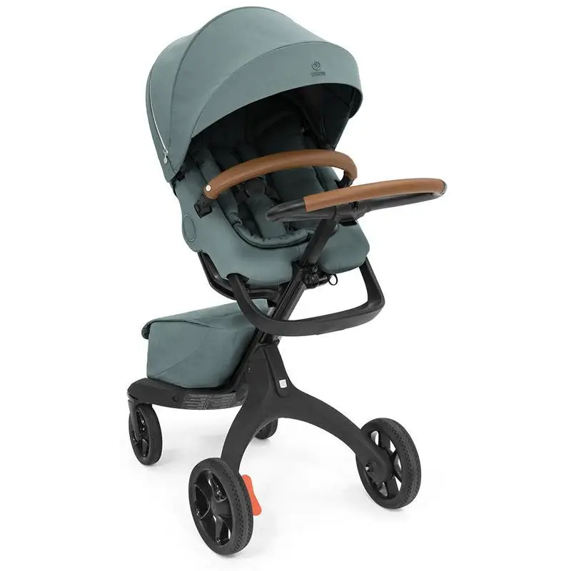Stokke Коляска Xplory X с прогулочным блоком - Cool Teal