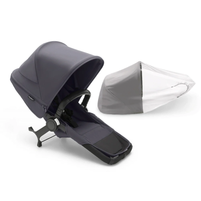 Bugaboo Donkey 5 Duo extension complete - STORMY BLUE-STORMY BLUE