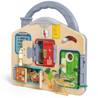 Hape Игрушка развивающая "Бизиборд" Тайные комнаты 