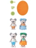 Hape Игрушки фигурки животных Семья коал, 12 предметов в наборе 
