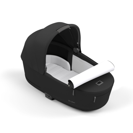 Cybex Детская коляска Priam IV Rosegold 2-в-1 Sepia Black + спальный блок Lux Carry Cot