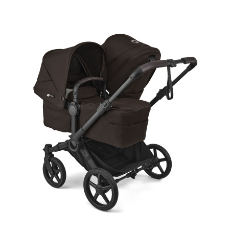 Bugaboo Коляска для погодок Donkey 6 Duo, BLACK/COCOA BROWN-COCOA BROWN