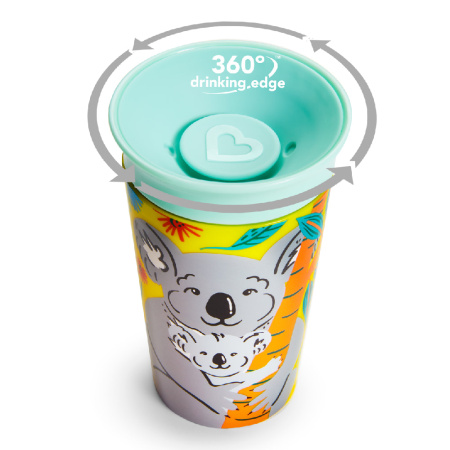 Munchkin Munchkin Поильник непроливайка Miracle 360° WildLove 266 мл 6+