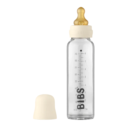 BIBS Бутылочка для кормления в наборе без бампера 225 мл. - Ivory