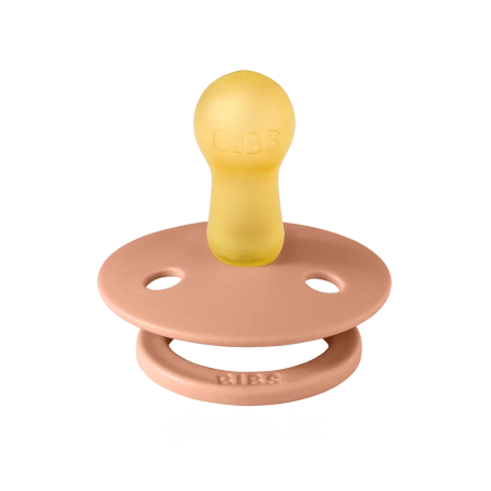 BIBS Пустышка De Lux Latex 0-6 месяцев - Peach