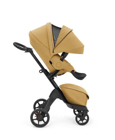 Stokke Коляска Xplory X с прогулочным блоком (Stokke Коляска Xplory X с прогулочным блоком -  Golden Yellow)