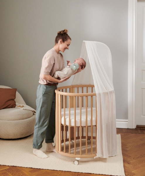 Оригинальная натяжная простыня Stokke Sleepi Mini Fitted Sheet