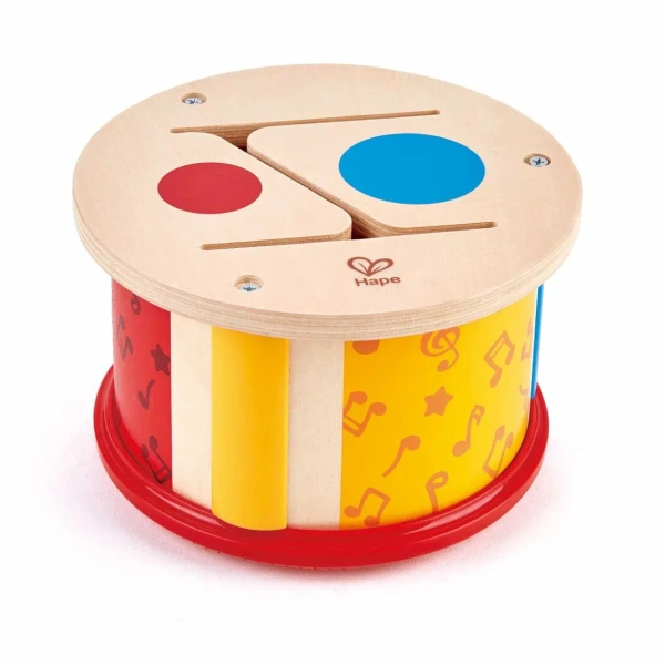 Hape Игрушка музыкальная двусторонний барабан