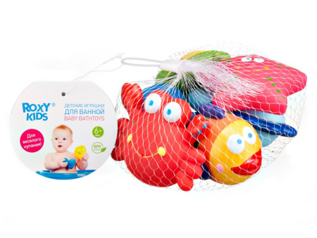 Roxy Kids Набор игрушек для ванны - Морские обитатели