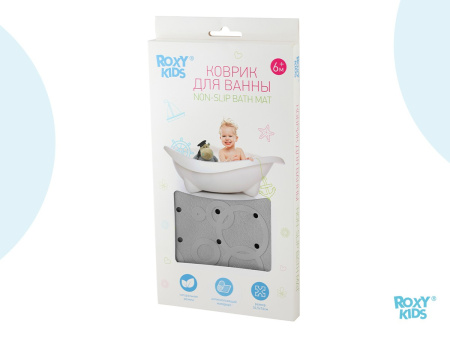 Roxy Kids Резиновый антискользящий коврик для ванны с отверстиями