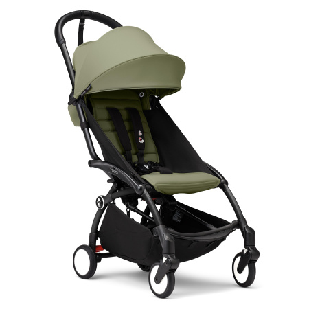 Stokke YOYO3 коляска универсальная 2в1 с мягкой люлькой Black/Olive