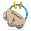 Hape Музыкальная игрушка 2-в-1: бубен и погремушка для малышей