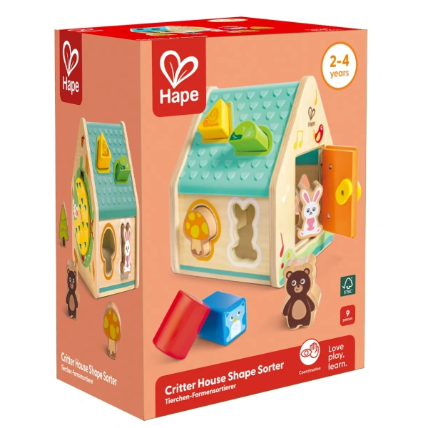 Hape Развивающий сортер Домик на дереве 