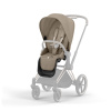 Cybex Детская коляска Priam IV Rosegold 2 в 1 Cozy Beige + спальный блок Lux Carry Cot
