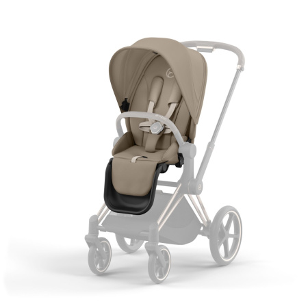 Cybex Детская коляска Priam IV Rosegold 2 в 1 Cozy Beige + спальный блок Lux Carry Cot