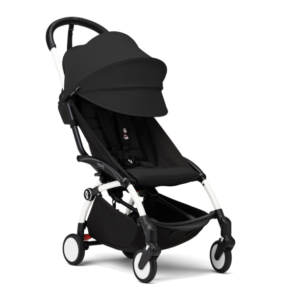 Stokke YOYO3 прогулочная коляска White Black белая чёрная