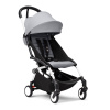 Stokke YOYO3 White Stone белая рама и серый прогулочный блок