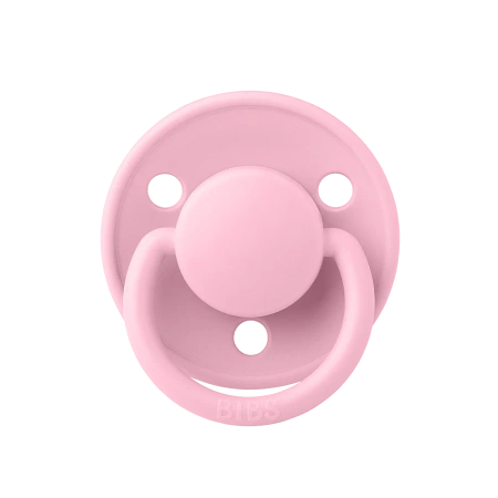 BIBS Пустышка De Lux Latex 0-6 месяцев - Baby Pink