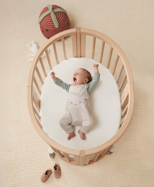 Оригинальная натяжная простыня Stokke Sleepi Mini Fitted Sheet