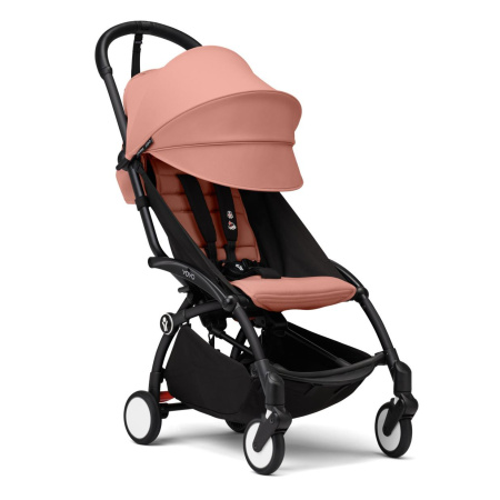 Stokke YOYO3 коляска универсальная 2в1 с мягкой люлькой Black/Ginger