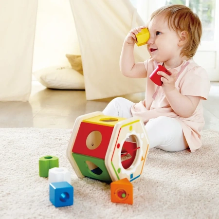 Hape Детский игровой "Сортер" Учим по цветам, 13 элементов