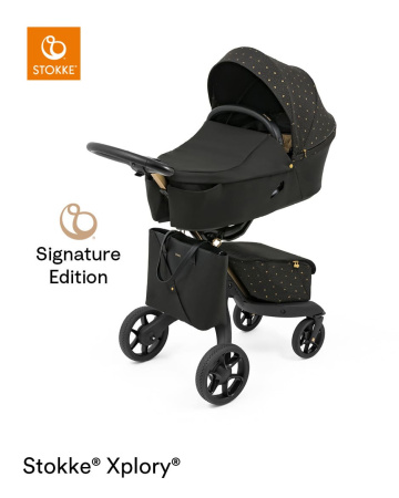 Stokke Коляска Xplory X с прогулочным блоком (Stokke Коляска Xplory X с прогулочным блоком -  Signature Black)