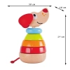 Hape Игрушка Звуковая пирамидка Собака