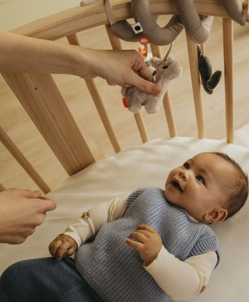 Оригинальная натяжная простыня Stokke Sleepi Mini Fitted Sheet