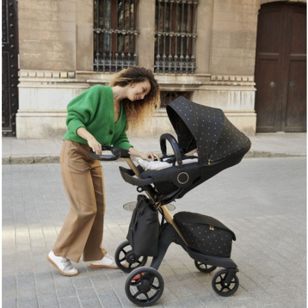 Stokke Коляска Xplory X с прогулочным блоком (Stokke Коляска Xplory X с прогулочным блоком -  Signature Black)