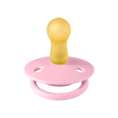 BIBS Пустышка De Lux Latex 0-6 месяцев - Baby Pink