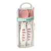 Beaba Эргономические вилка+ложка SET OF 2 2ND AGE FORK + - Pink
