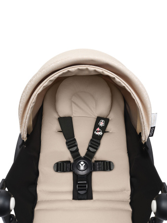 Stokke YOYO3 коляска универсальная 2в1 с мягкой люлькой Black/Bonpoint
