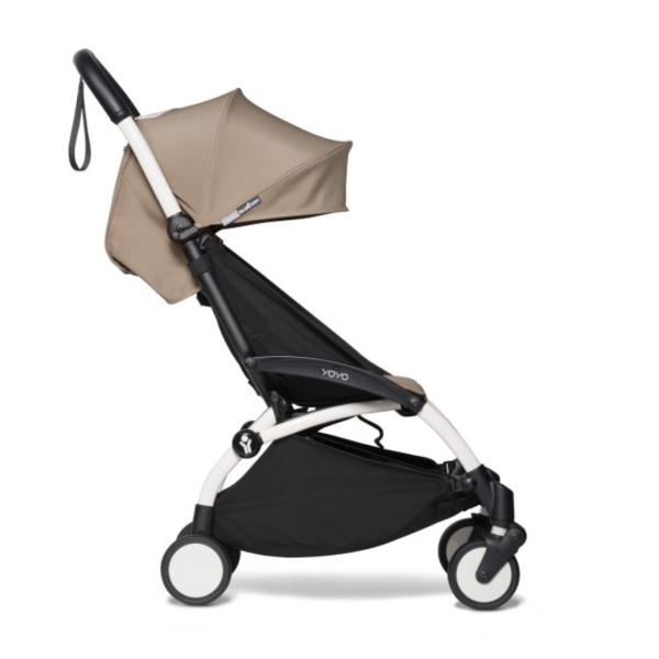 Stokke YOYO3 прогулочная коляска White Taupe белая бежевая