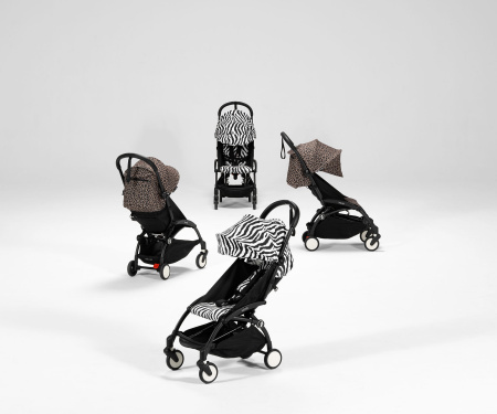 Stokke YOYO3 Black Leopard чёрный леопардовый фото