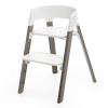 Stokke Стул Steps - White/Hazy Grey