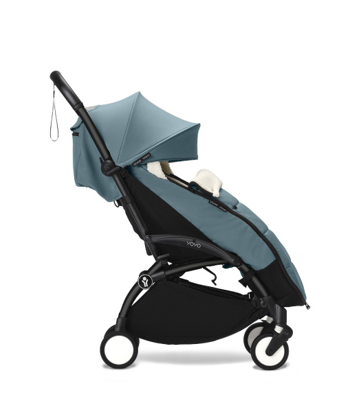 Stokke® YOYO³ Коляска прогулочная Black/Aqua 6+
