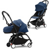 Stokke YOYO3 коляска универсальная 2в1 с мягкой люлькой Black/Air France