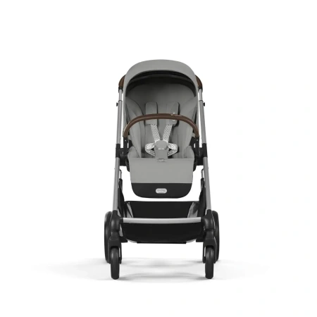 Cybex Детская коляска Balios S Lux SLV 3-в-1 c дождевиками Stone Grey