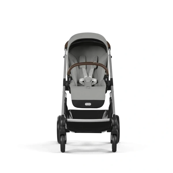 Cybex Детская коляска Balios S Lux SLV 3-в-1 c дождевиками Stone Grey