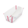 Stokke Складная ванночка + поддержка Flexi Bath Bundle - Transparent Pink