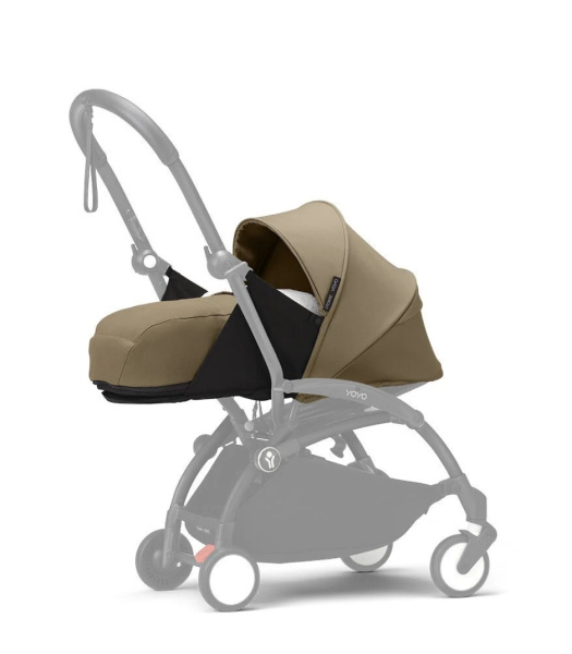 Stokke YOYO³ коляска универсальная 2 в 1 с мягкой люлькой Newborn Pack White/Toffee