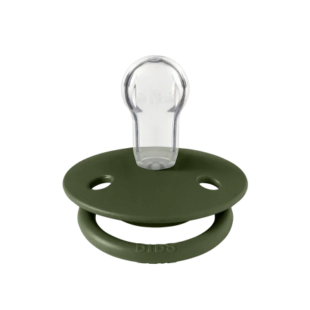 BIBS Набор пустышек De Lux Silicone 0-6 месяцев 2шт. - Sage/Hunter Green